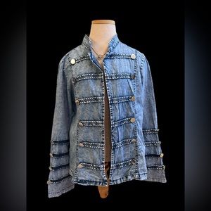 Dress jacket~ Denim look